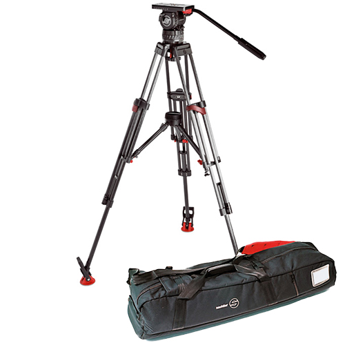 【システムDV12SB SLMCF】 sachtler カーボン3段三脚システム
