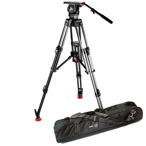 【システム20S1 HDMCF】 Sachtler カーボン3段三脚システム