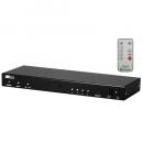 【REX-HDSW41-4K】 ラトックシステム 4K60Hz/HDCP2.2対応 4入力1出力 HDMI切替器