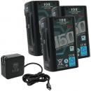 【IDXキャンペーン DUO-C150P PD充電器セット】 IDX Vマウントバッテリー・USB PD充電器セット