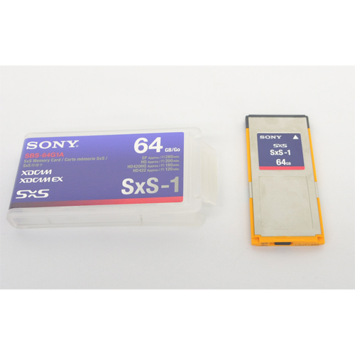 【SBS-64G1A 現状渡し 中古品】 SONY SxS-1 メモリーカード 64GB