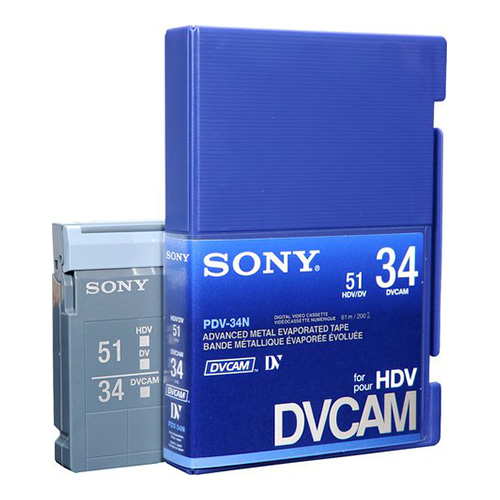 【PDV-34N/3 x 50】 SONY DVCAM 標準カセット ICメモリーなし 50本