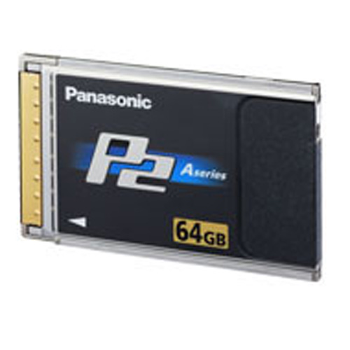 【AJ-P2C064AG】 Panasonic P2カード Aシリーズ 64GB