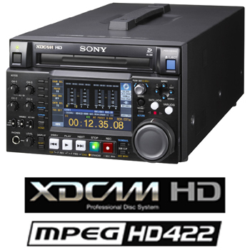 【PDW-HD1500】 SONY XDCAM HD422レコーダー