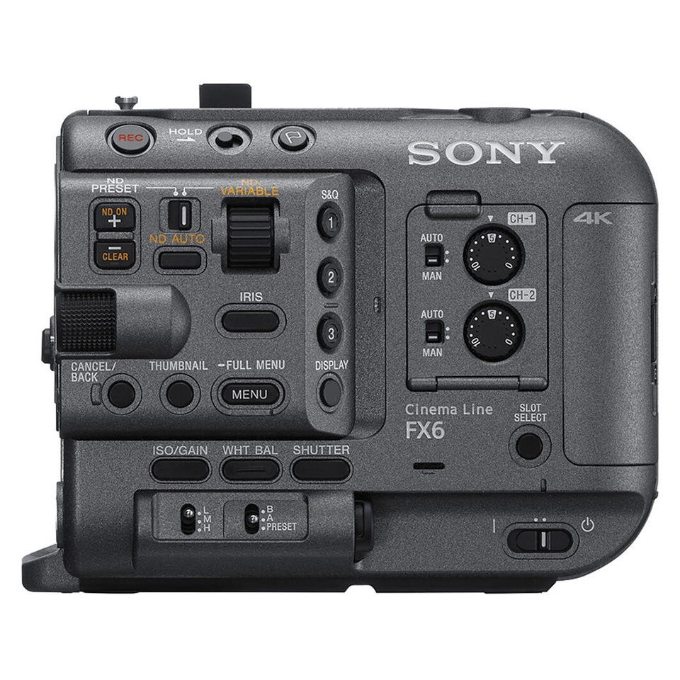ソニー CinemaLineカメラ ILME-FX6VK レンズ付属モデル（付属レンズ