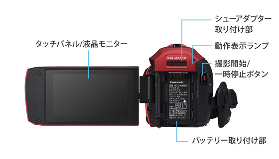 Panasonic HC-VX992M-W ビデオカメラ WiFi内蔵 cm39 HC-VX992M-W Panasonic | 映像/音響機材のレンタルサービス | 株式会社