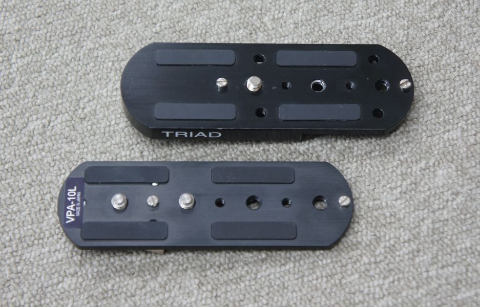 【TRIAD三脚アダプター　クイックシュー　VPA-10 VTA-7RSセット】 TRIAD VTA-7 + VPA-10 三脚台座 プレート おまけ